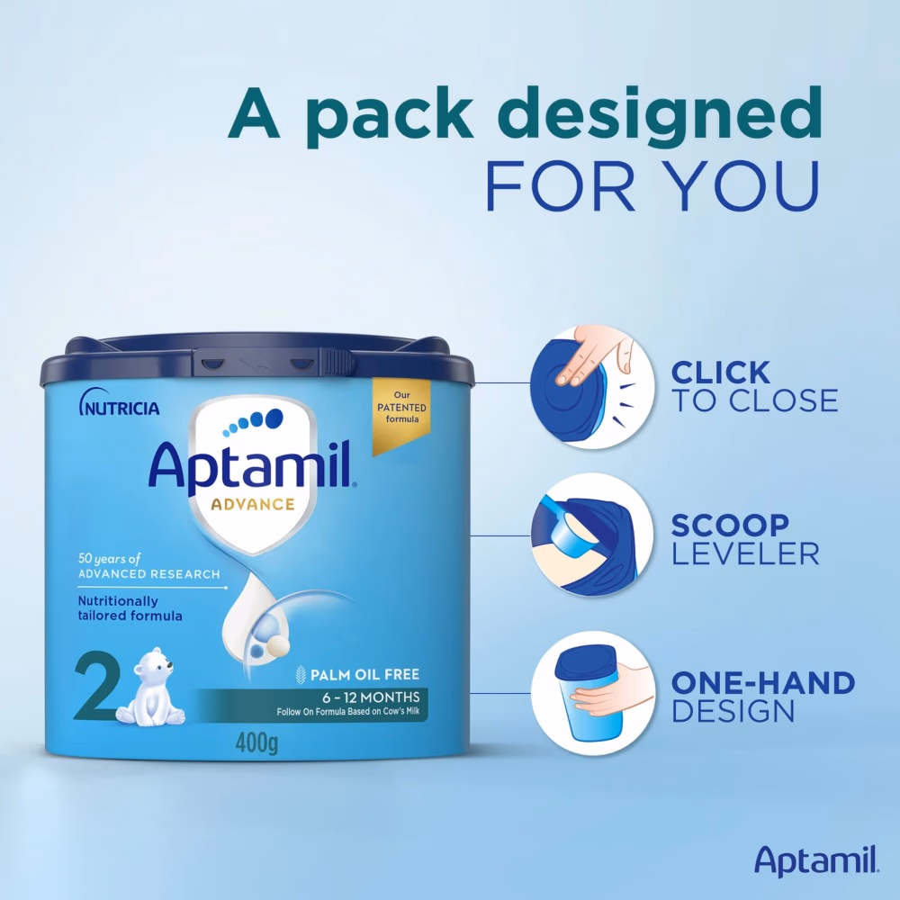 Aptamil Advance Stage 2 Infant Milk Formula 400Gm 5