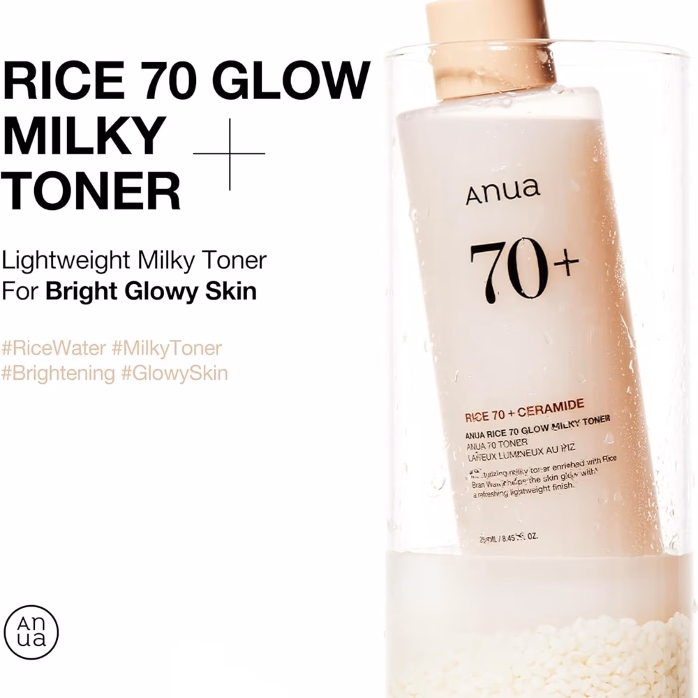 ANUA 70+ Rice Ceramide Milky Toner 250ml 4