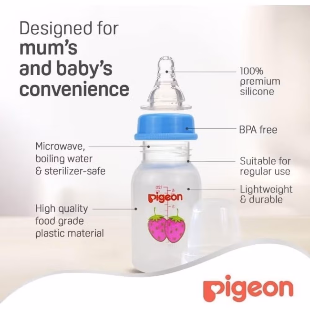 Pigeon Slim Neck Bottle Fruits 120ml 417 3