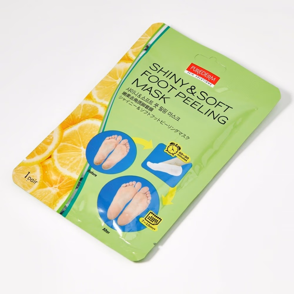Purederm Shiny-Soft Foot Peeling Mask 2S ADS-355 3