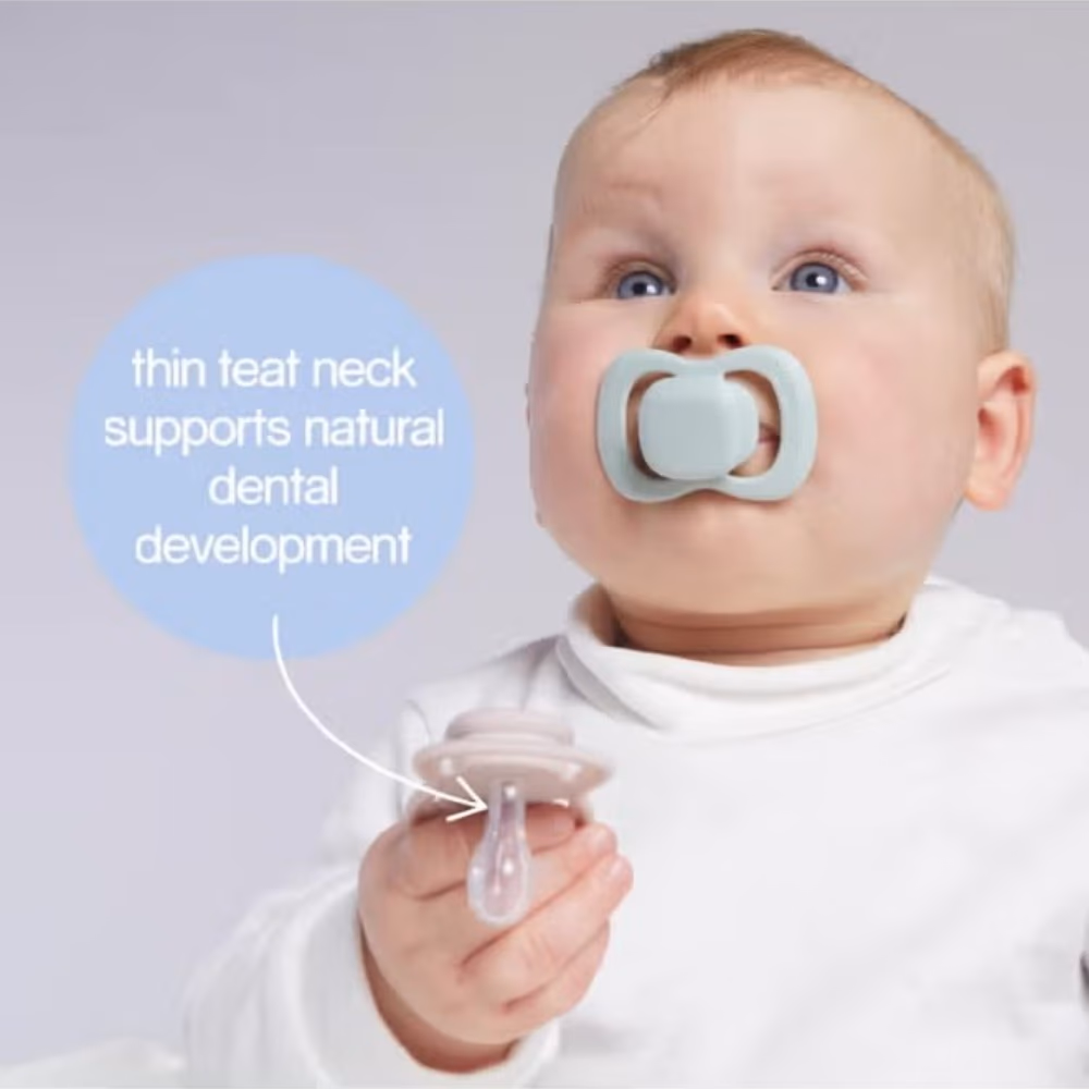 Ezycare Silicone Orthodontic Pacifier Double Pack 4
