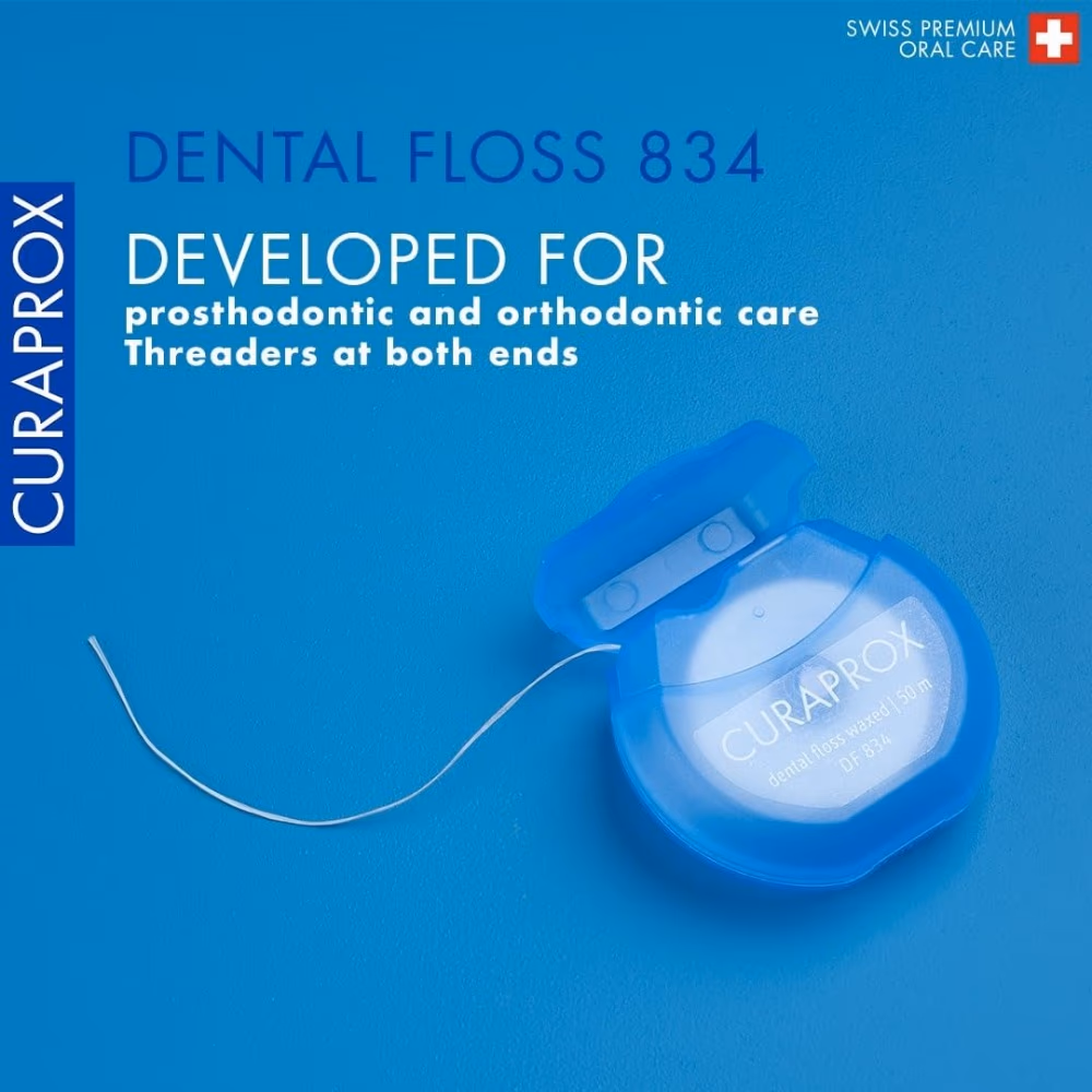 Curaprox Dental Floss – Waxed with Mint Flavor 3