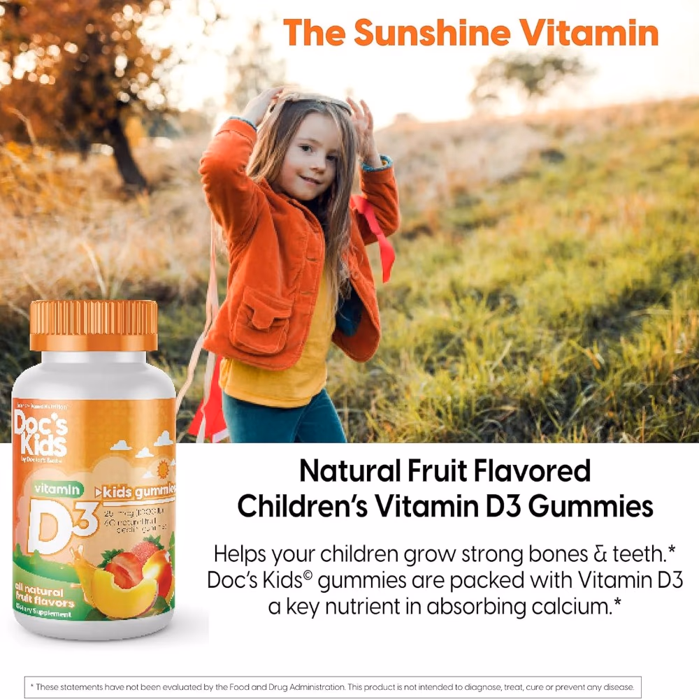 Doctor's Best Vitamin D3 Kids, 60 Gummies 4