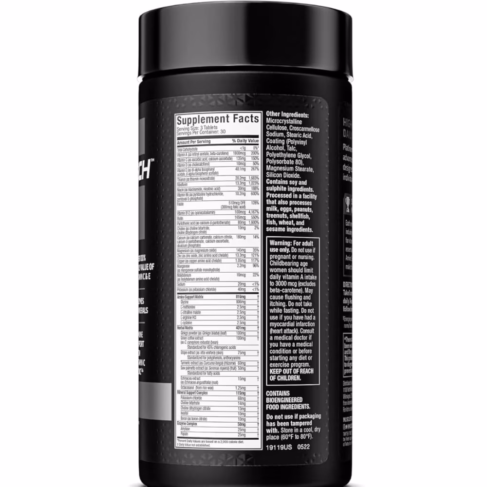 MuscleTech Platinum Multivitamin-180 Tablets  2