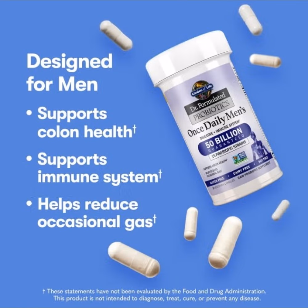 Garden Of Life Dr. Formulated Probiotics Once Daily Men 50 Billion Capsules 30S 5