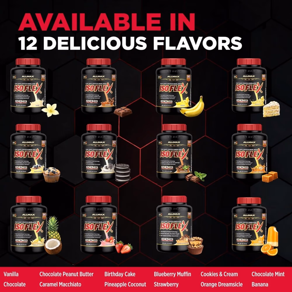 Allmax Isoflex Whey Cookies And Cream 5Lb 4
