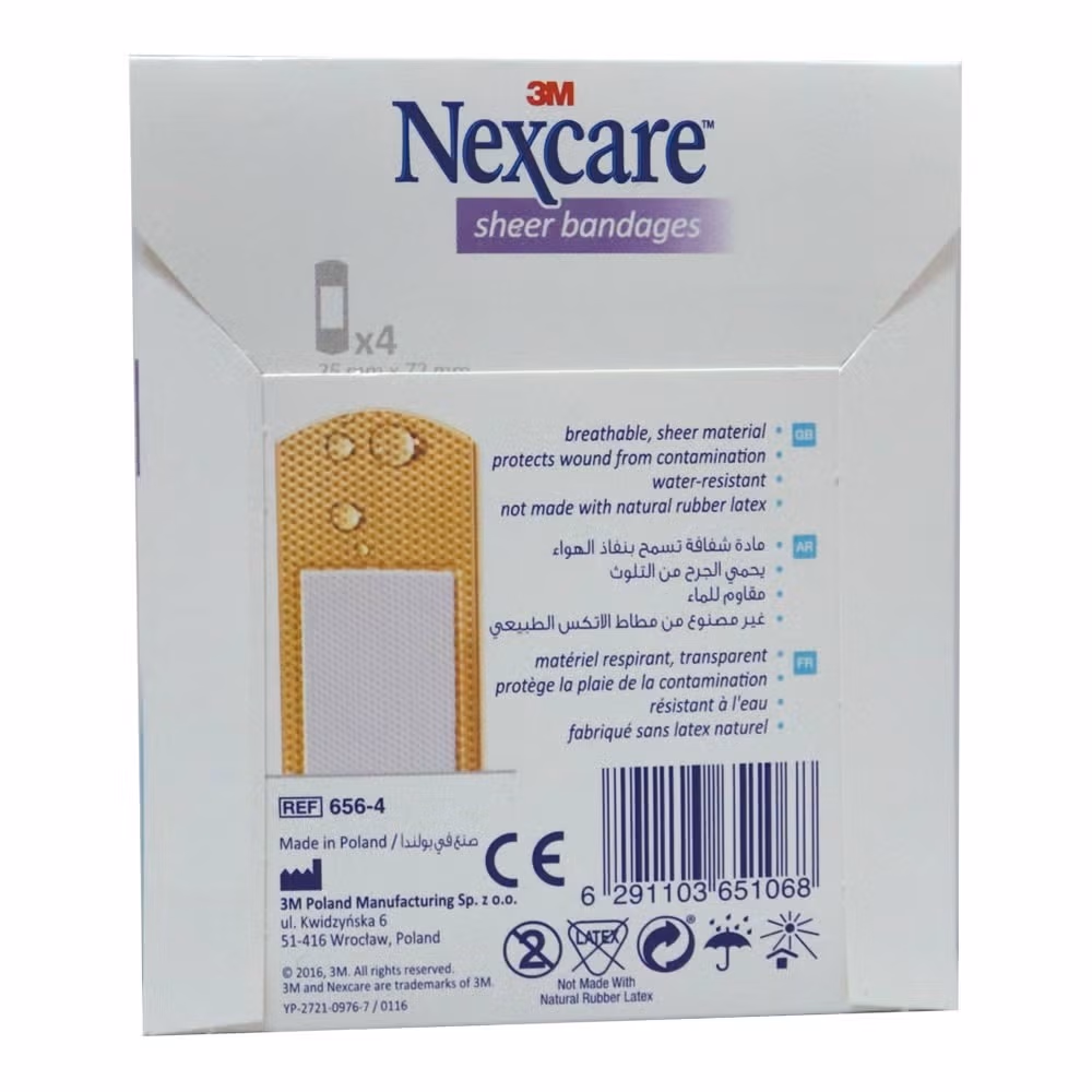 Nexcare Sheer Bandages 4s  2