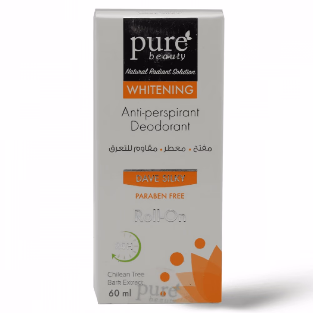 Pure Beauty Whitening Deo Roll-on Dave Silky 60ml 3