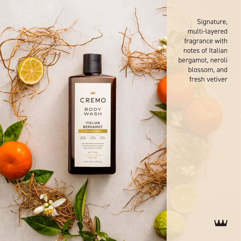 Cremo Body Wash Italian Bergamot 473ml 3