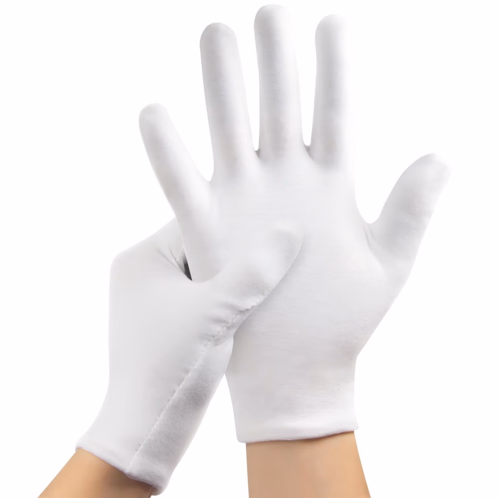 EzyCare Cotton Gloves Medium 1 Pair 4