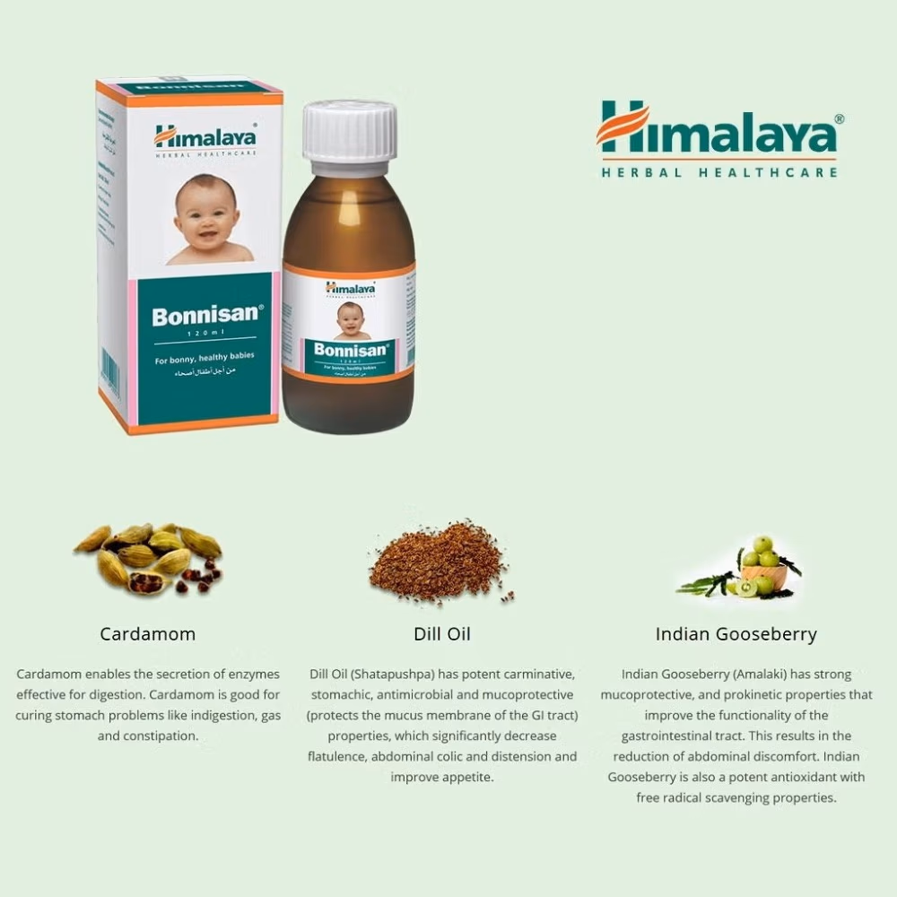 Himalaya Bonnisan Syrup 120ml 4