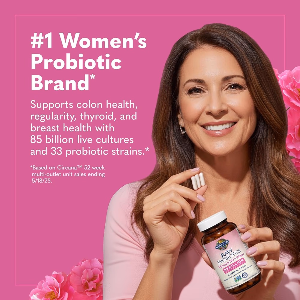 Garden of Life, RAW Probiotics, Women, 85 Billion CFU, 90 Vegetarian Capsules 5