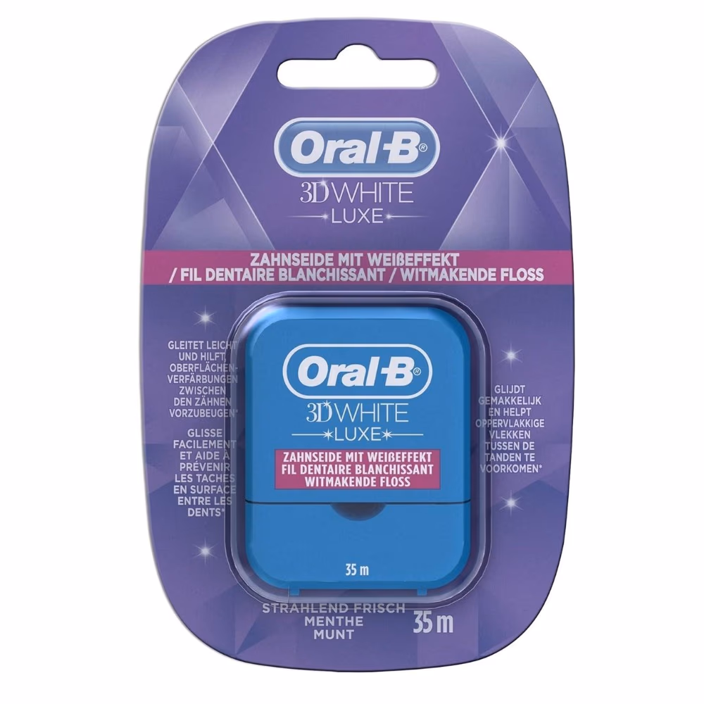 Oral-B 3D White Luxe Whitening Floss 35m 2
