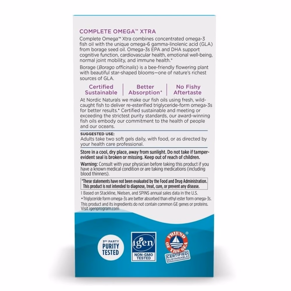 Nordic Naturals Complete Omega-D3 – 60 Softgels 3