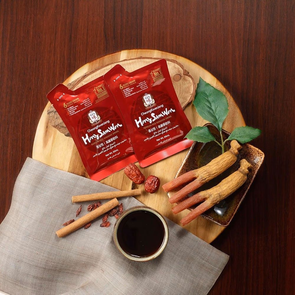 CheongKwanJung  Hong Sam Won Korean Red Ginseng Drink - 10 Pouches 3