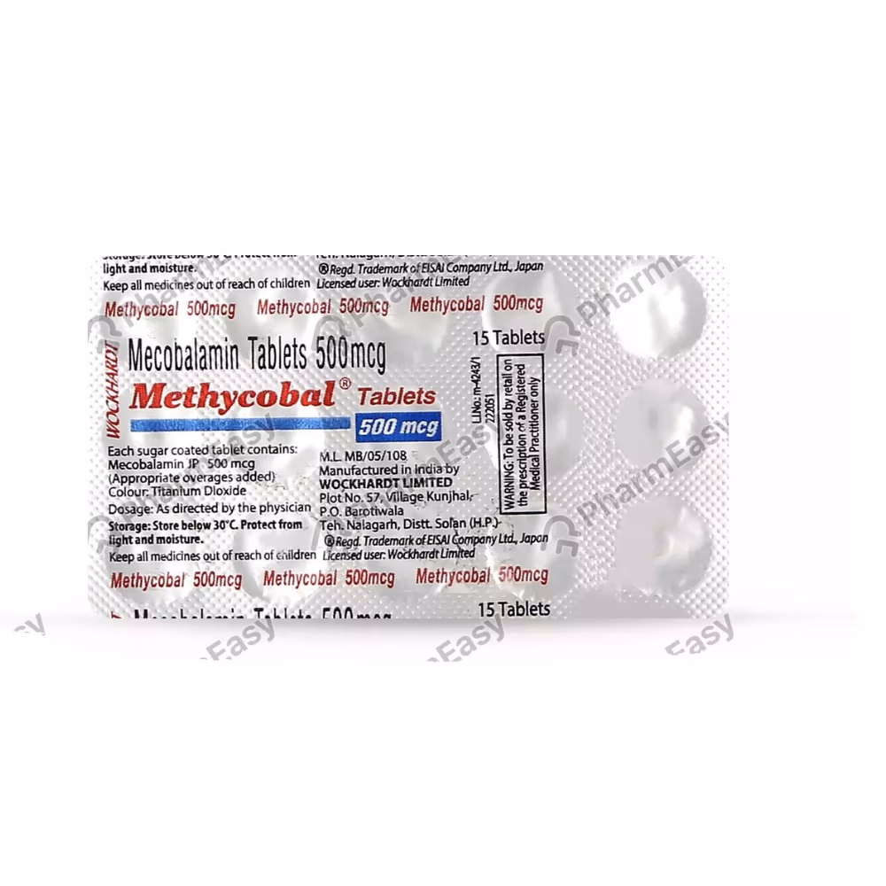Methycobal 500mcg Tablets 30s 3