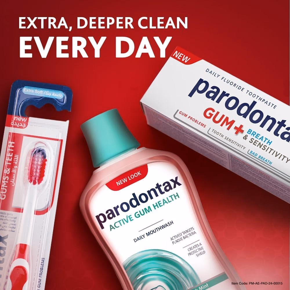 Parodontax Daily Gum Care Mouthwash Fresh Mint 500ML 3