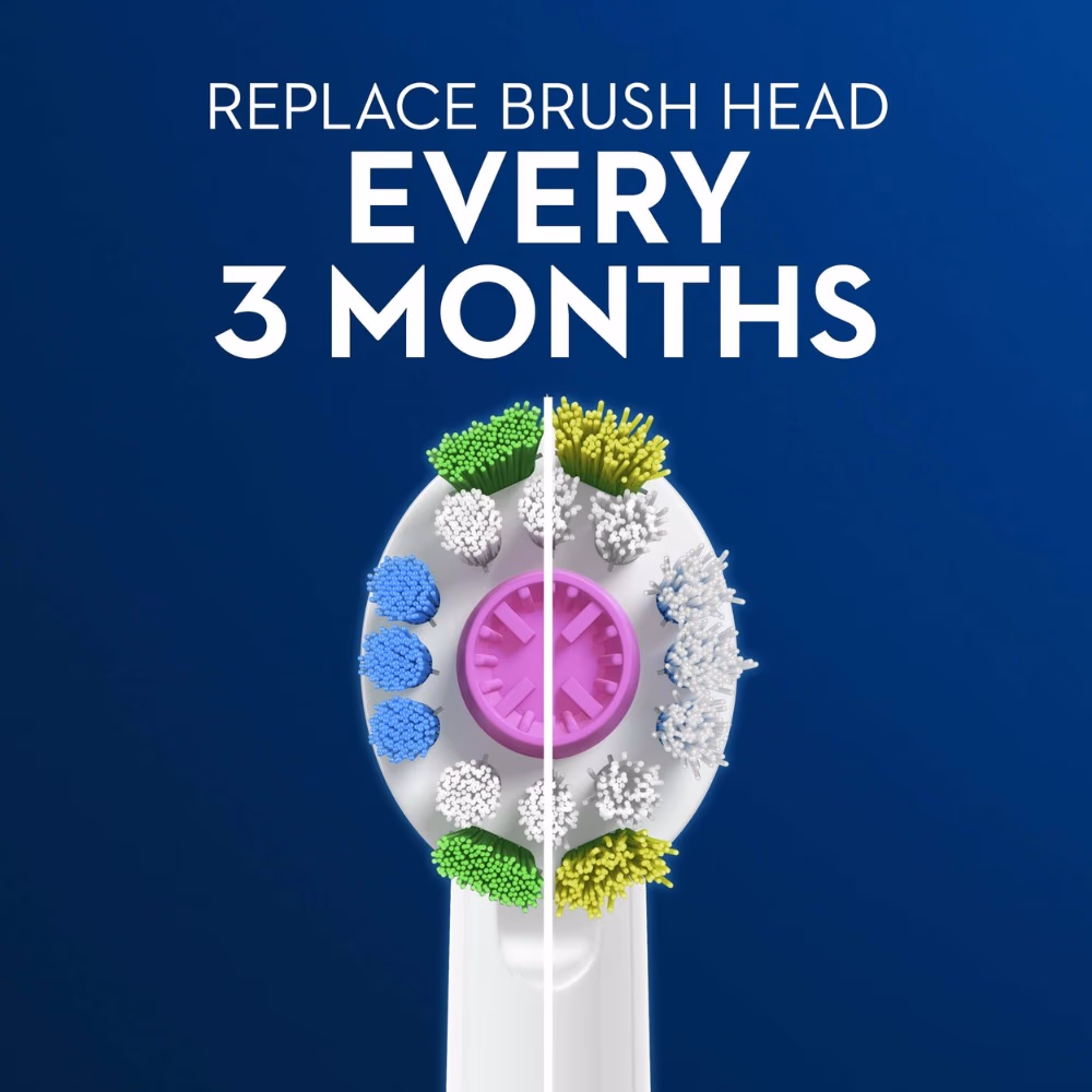Oral-B 3D White Toothbrush Head 4S 5