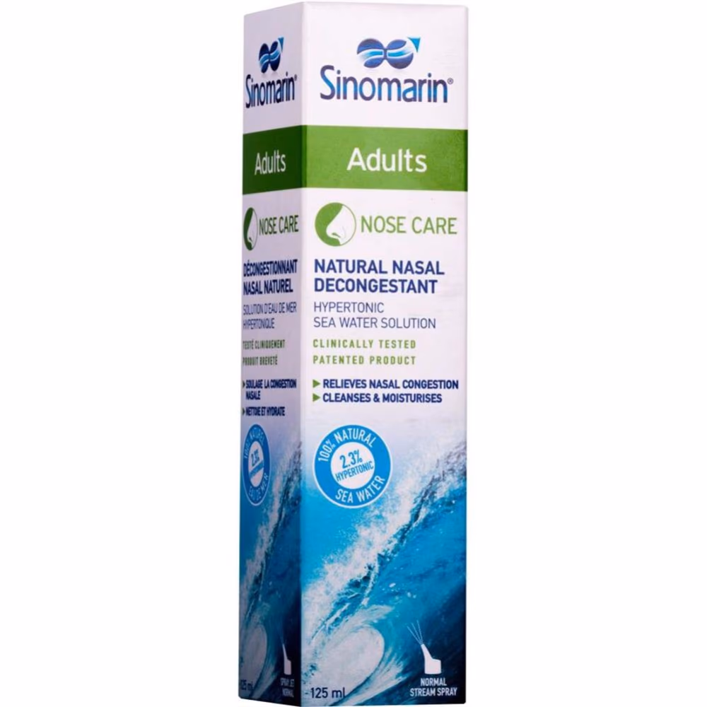 Sinomarin Adults Hypertonic Nose Spray 125ml 3