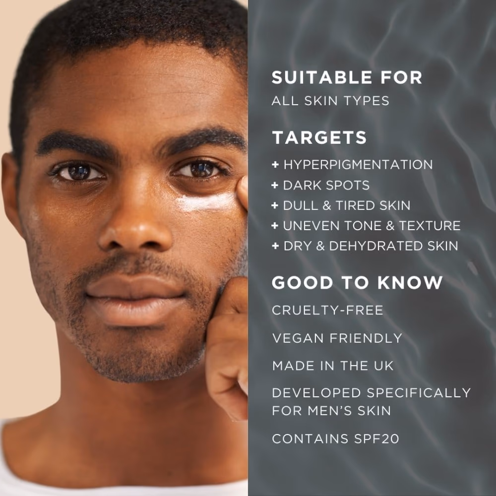 Fadeout Advanced Whitening Moisturizer for Men SPF 20 - 50ml 3