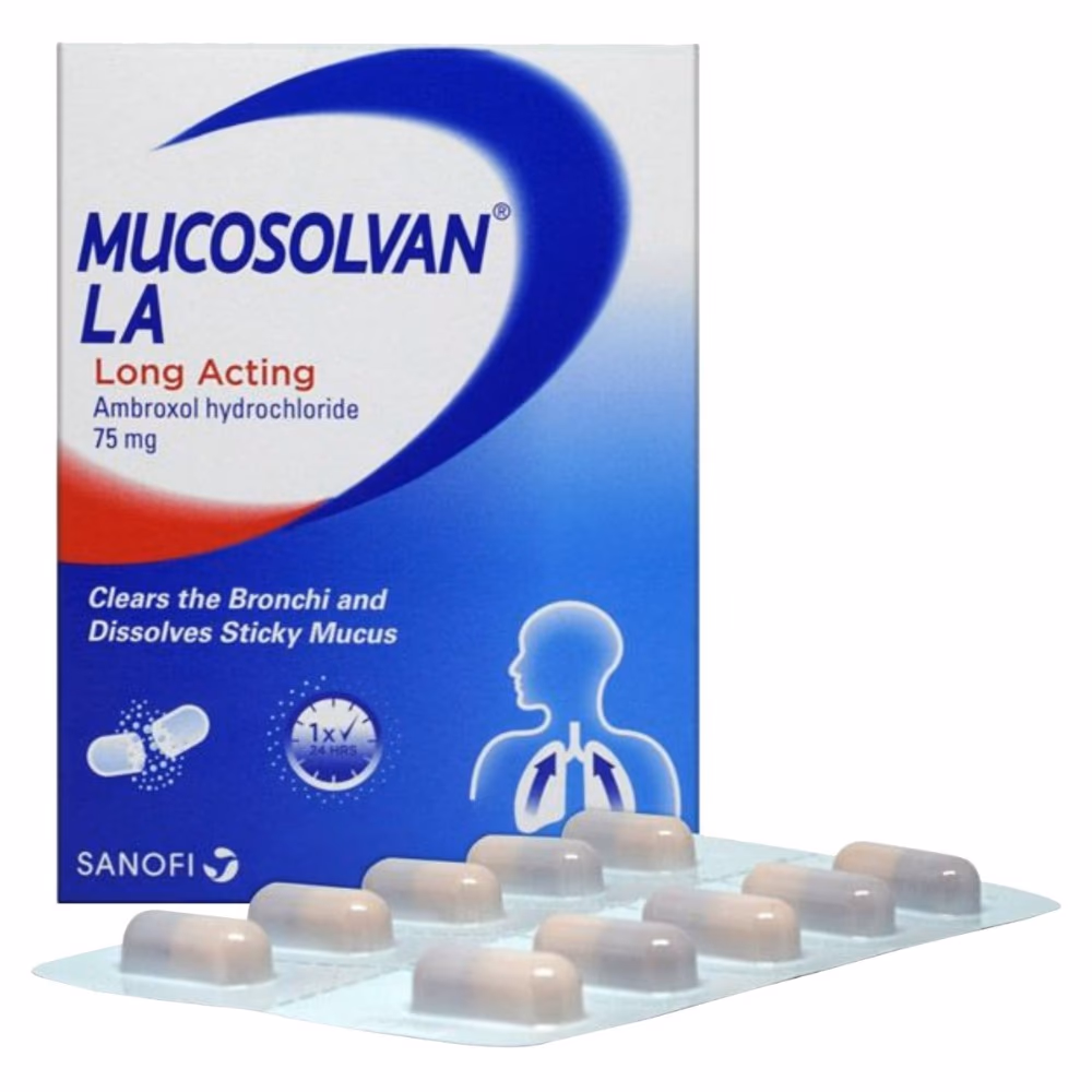 Mucosolvan Long Acting 75mg Capsules 10s  2