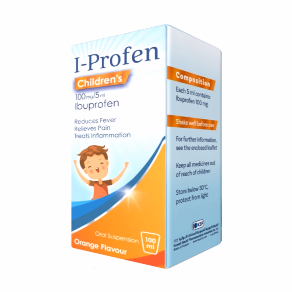 I-Profen 100 mg/5 ml Suspension 100 mL 5