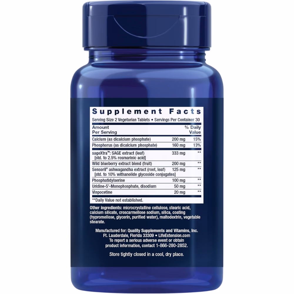 Life Extension Cognitex Elite-60 Tablets 2