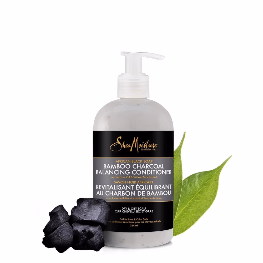 SheaMoisture African Black Soap Bamboo Charcoal Balancing Conditioner (384ml) 3