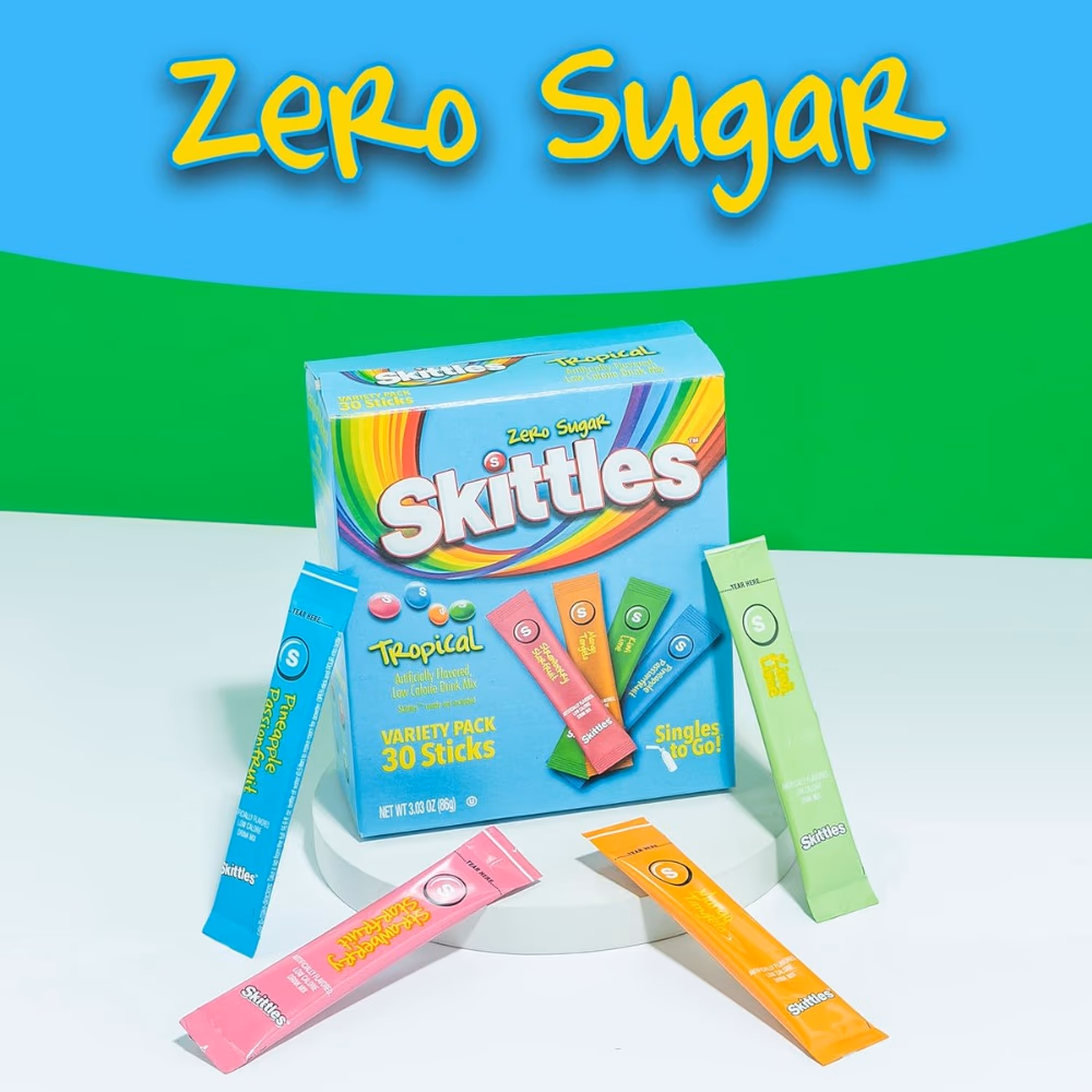 Skittles Drink Mix Tropical 30-Single Servings 4