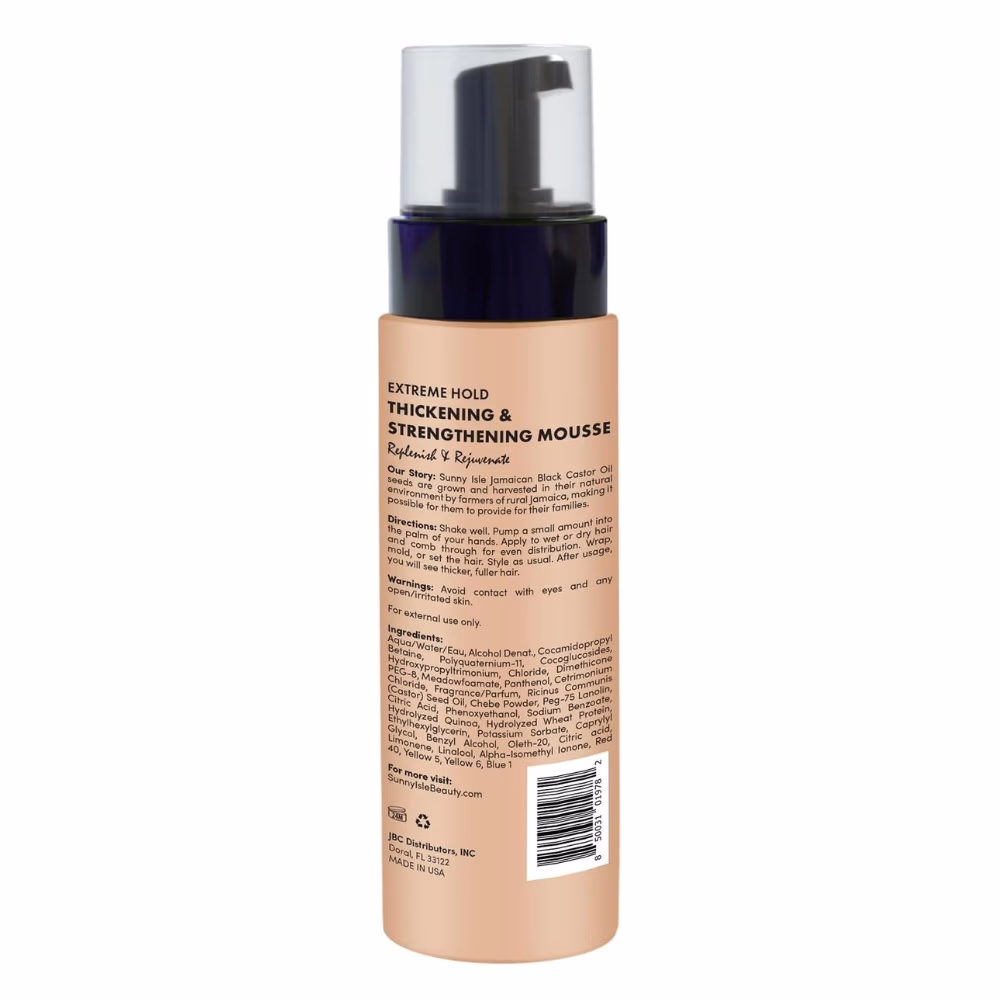 Sunny Isle Pure Chebe Extreme Hold Thickening & Strengthening Mousse 236ml  2