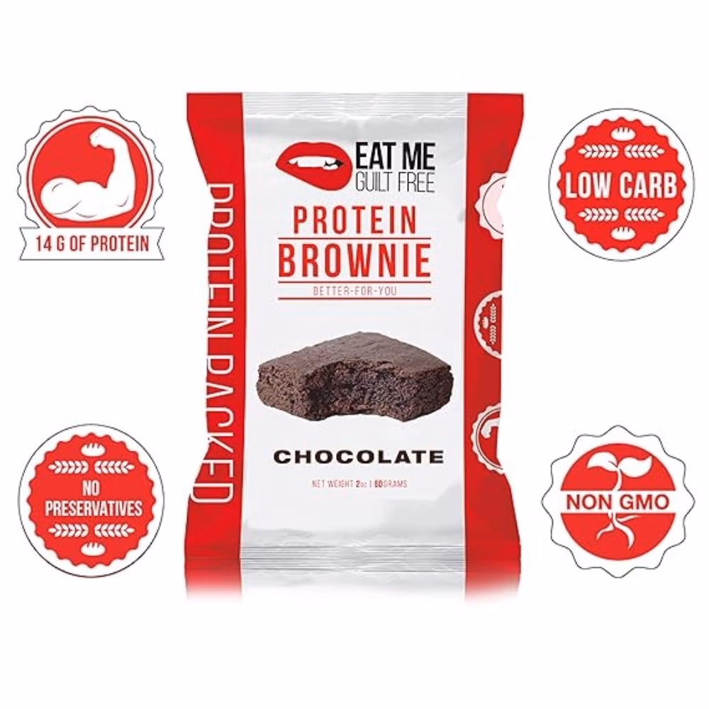 Eat Me Protein Brownie Chocolate Flavour 55gm 4
