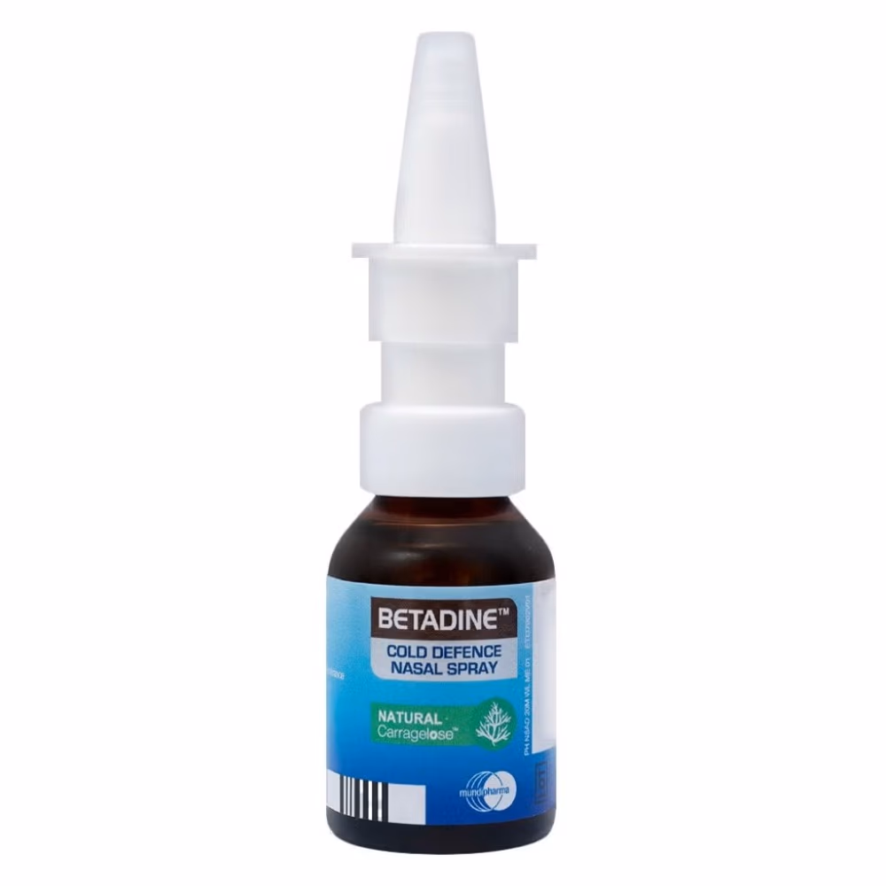 Betadine Cold Defense Nasal Spray for Adults 20ml 2