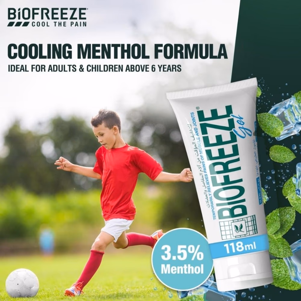 Biofreeze Pain Relief Gel Tube 118ml 4