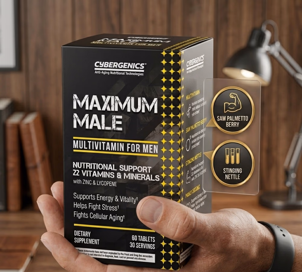 Cybergenics Maximum Male Multivitamin 60 Tablets 2