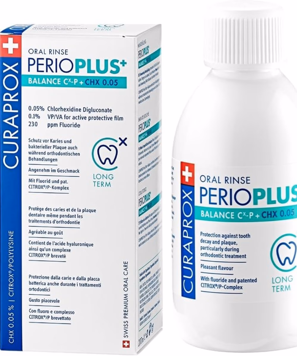 Curaprox Perio Plus Balance Mouthwash 200ml CHX 0.05% 2