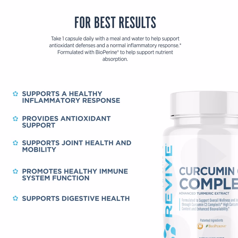 Revive Curcumin C3 Complex - 60 Capsules 4