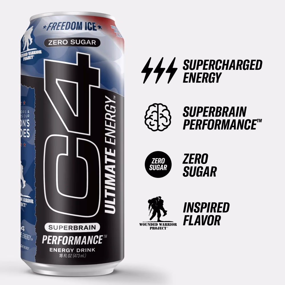 Cellucor C4 Ultimate Energy RTD Freedom Ice - 473ml 4