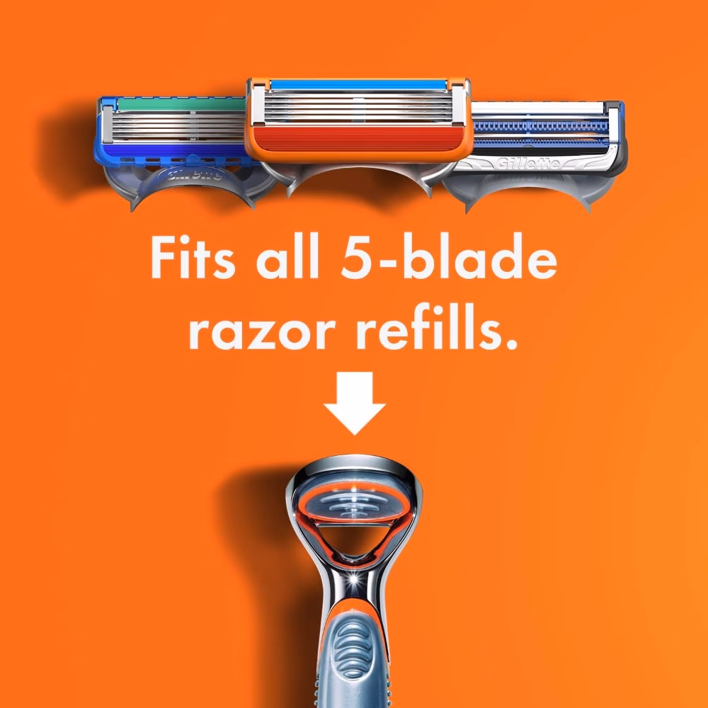 Gillette Fusion 5 Powered Razor + Cartridges 1 3