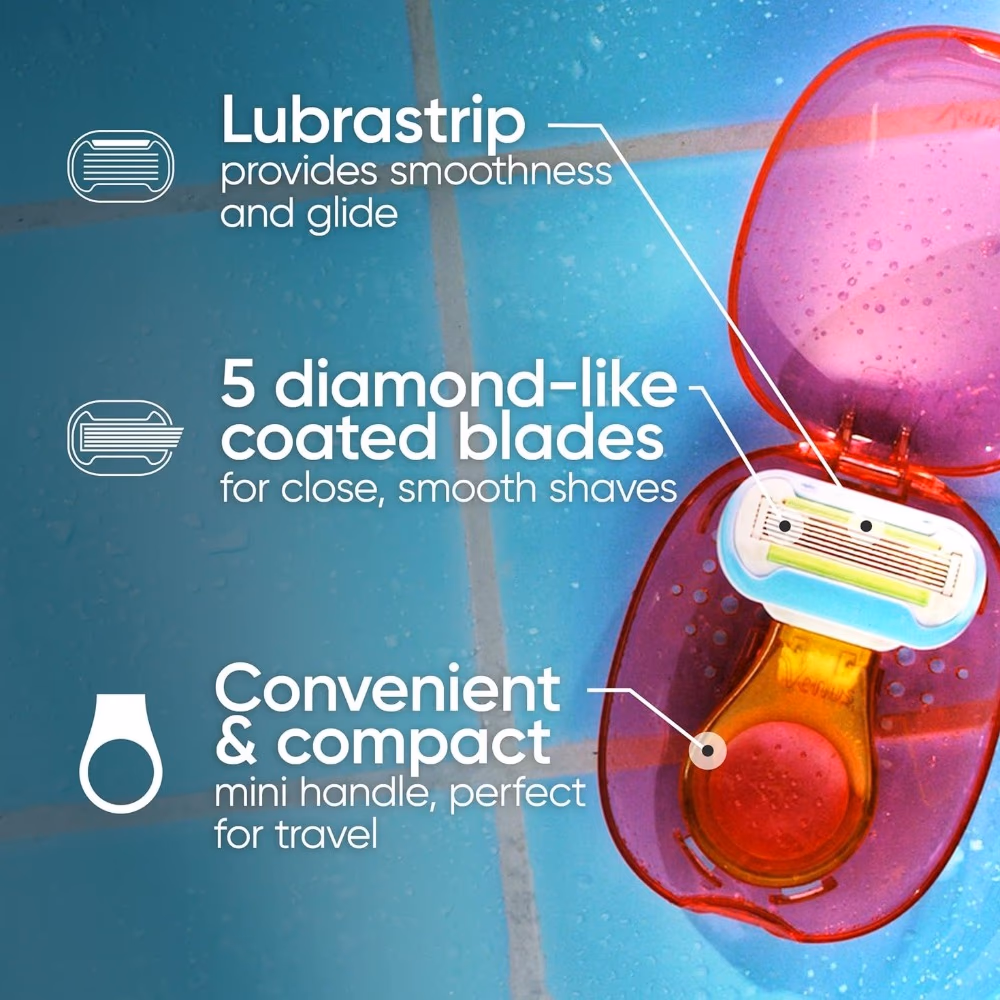 Gillette Venus Extra Smooth Razor with 5 Blades 3