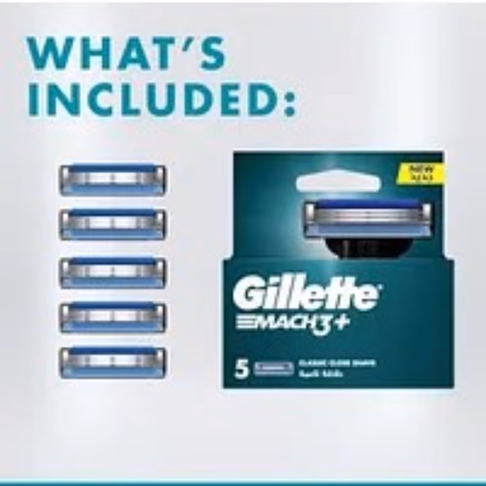 Gillette Mach 3+ Blade 5S 2
