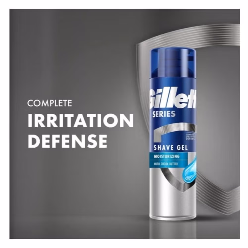 Gillette Series Shave Gel Moisturising 200ml 3