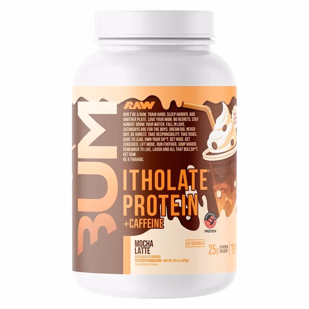 Raw Nutrition Bum Itholate Protein Mocha Latte 825g 2