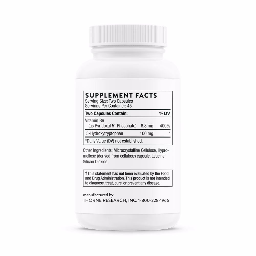 Thorne 5-Hydroxytryptophan 5-HTP 90 Capsules 2