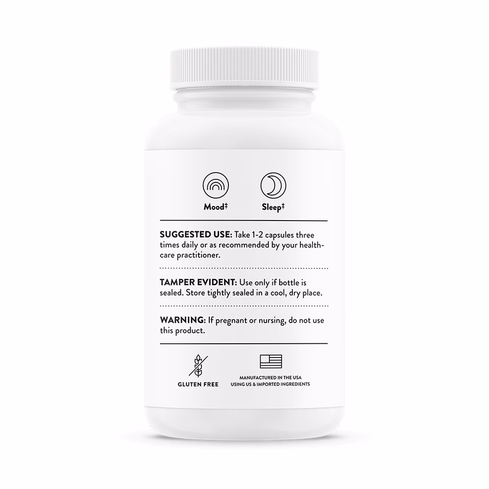 Thorne 5-Hydroxytryptophan 5-HTP 90 Capsules 3
