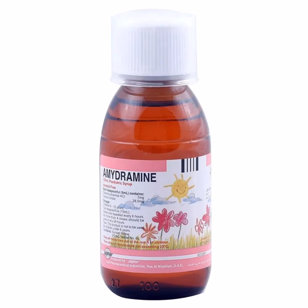 Amydramine Paediatric Syrup 120ml 5