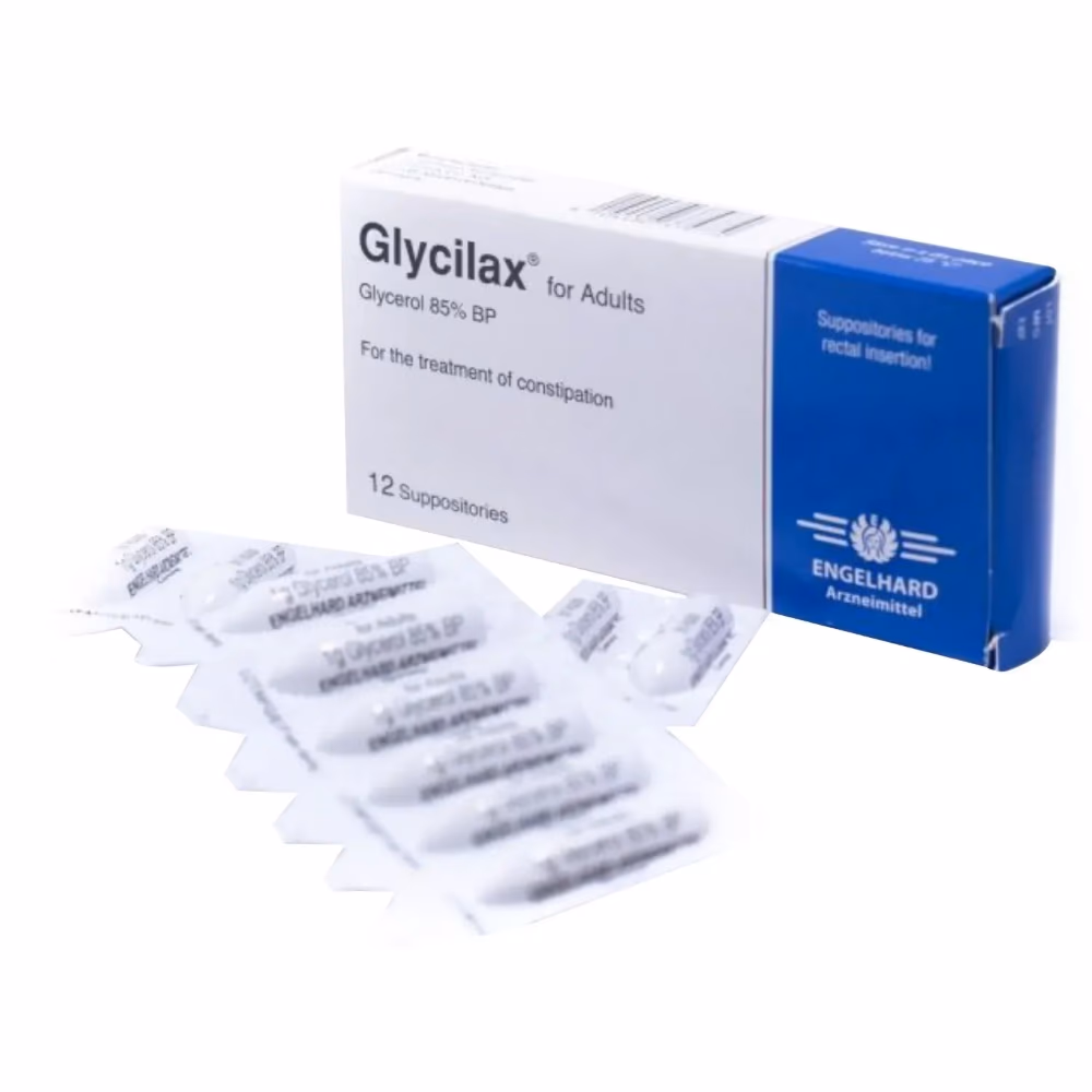 Glycilax Adult Suppositories 12's 3