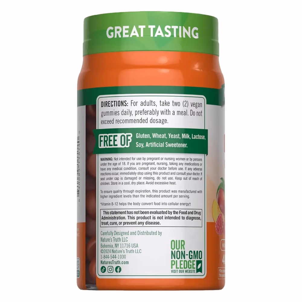 Natures Truth B-12 Energy Gummies - 48 Gummies 2