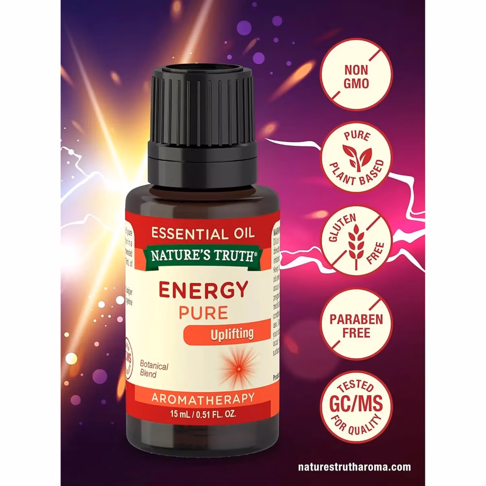 Natures Truth Pure Essential Oil Energy - 15ml 3