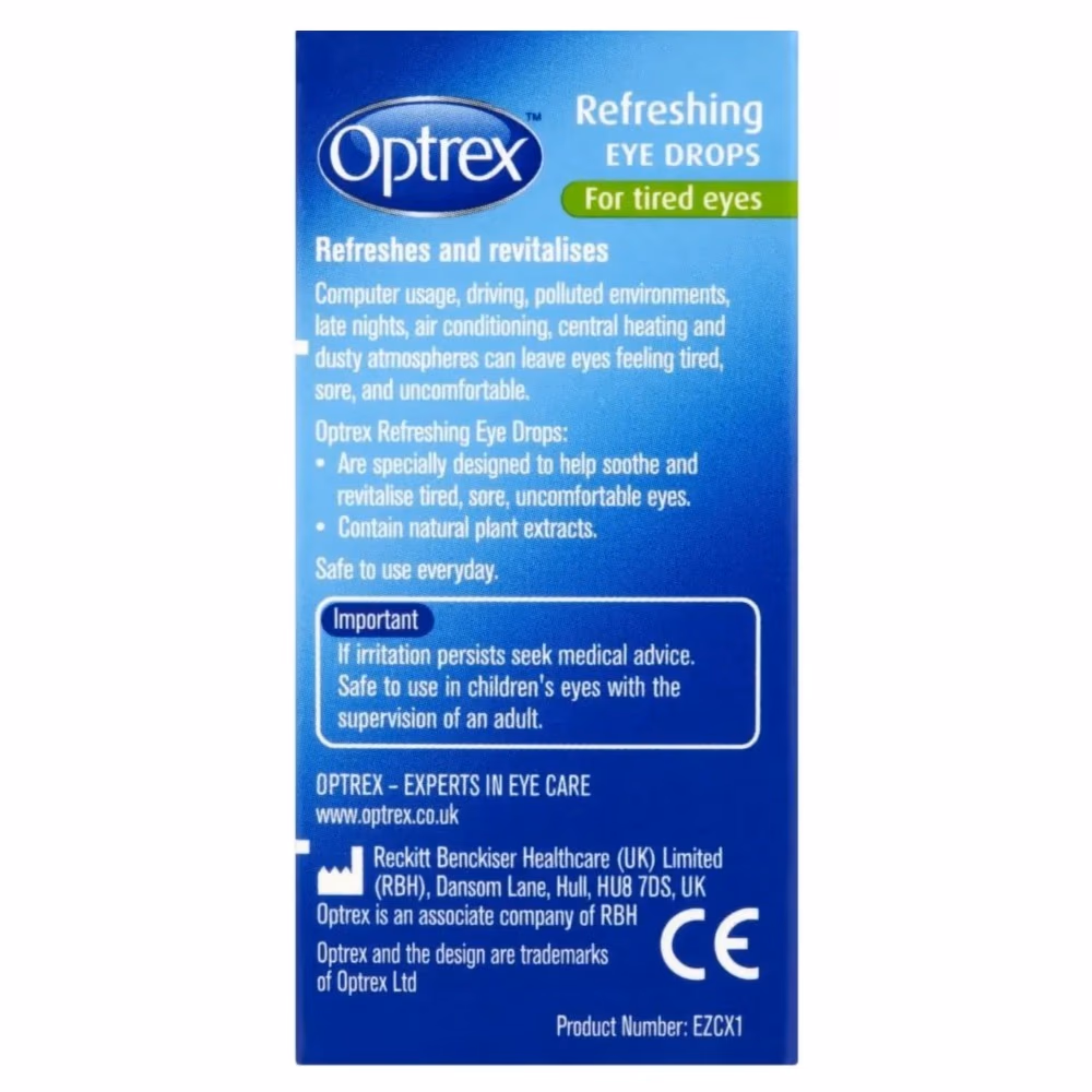 Optrex Refreshing Eye Drops 10ml 2