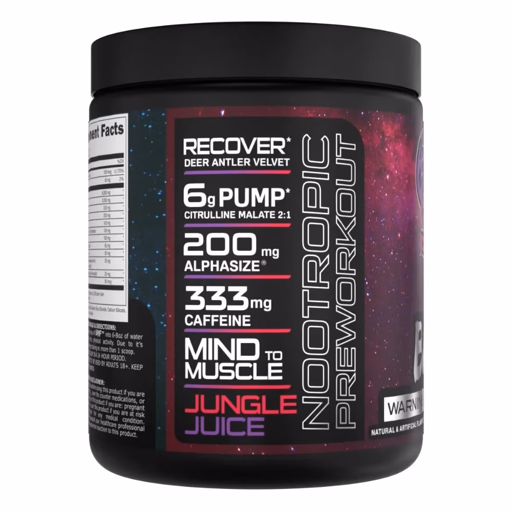 Bucked Up BAMF High Stim Pre-Workout Jungle Juice 352g 3